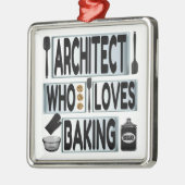 Architect Lovesベーキング メタルオーナメント (左)