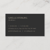 Architect Monogram Professional 名刺 (裏面)