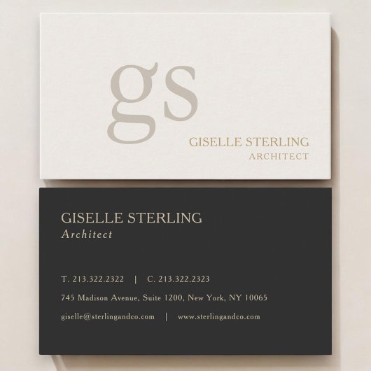 Architect Monogram Professional 名刺