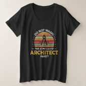 Architect Quote Architect Tool Joke Graphic プラスサイズTシャツ (デザイン正面)