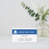 Architect Studio |青 名刺 (スタンド正面)