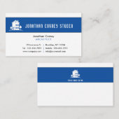 Architect Studio |青 名刺 (正面/裏面)