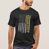 Architect US Flag For An Architect Architecture Tシャツ (正面)