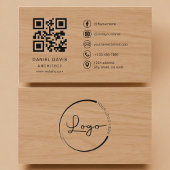 Architect Wood Professional QR Code 名刺
