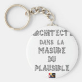 ARCHITECTE, dans la MASURE DU PLAUSIBLE キーホルダー (正面)