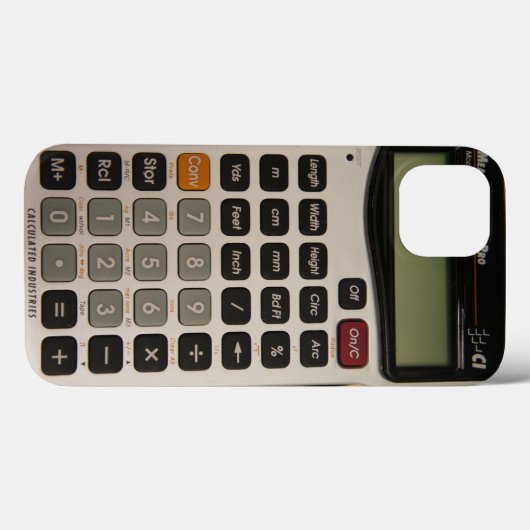 Architectural おもしろい Calculator Case-Mate iPhoneケース (裏面 (横))