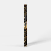 Architectural Art Deco | Black Gold Luxe -  Samsung Galaxyケース (右側面)