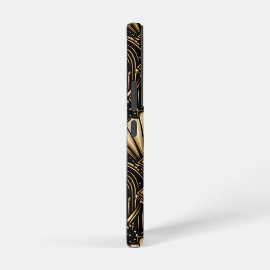 Architectural Art Deco | Black Gold Luxe -  Samsung Galaxyケース (右側面)