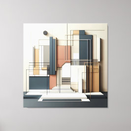 Architectural Balance Grid キャンバスプリント