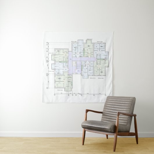 Architectural Blueprint  タペストリー (インサイチュ)