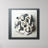 Architectural Depth Matrix キャンバスプリント (正面)