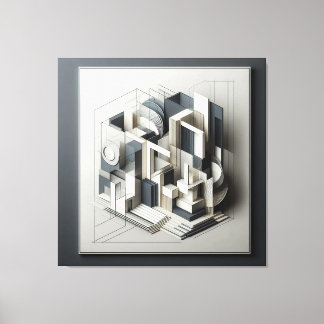 Architectural Depth Matrix キャンバスプリント