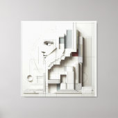 Architectural Labyrinth Profile キャンバスプリント (正面)