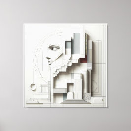 Architectural Labyrinth Profile キャンバスプリント