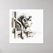 Architectural Line Profile キャンバスプリント (正面)