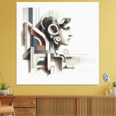 Architectural Line Profile キャンバスプリント (インサイチュ (リビング))