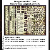 Architectural New York Typography FB4 Decoupage 薄葉紙