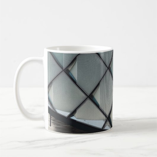 Architectural photography of concrete wall コーヒーマグカップ (左)
