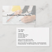 Architectural Planningカスタムビジネスカード 名刺 (正面/裏面)
