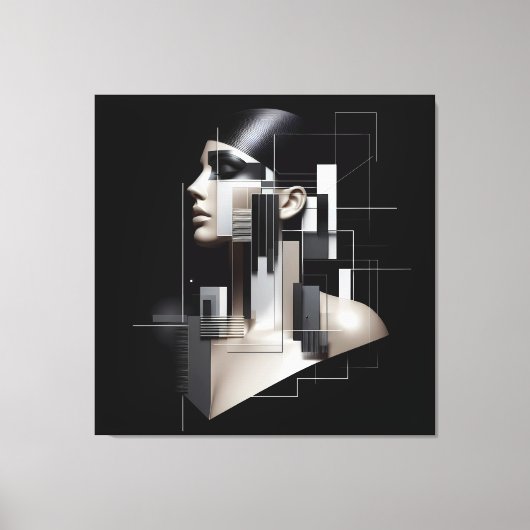 Architectural Sculpted Profile キャンバスプリント (正面)