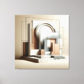 Architectural Sculptural Form キャンバスプリント (正面)