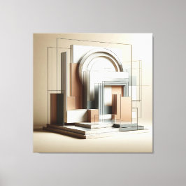 Architectural Sculptural Form キャンバスプリント