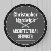 Architectural Services Office Wall Clock ラージ壁時計