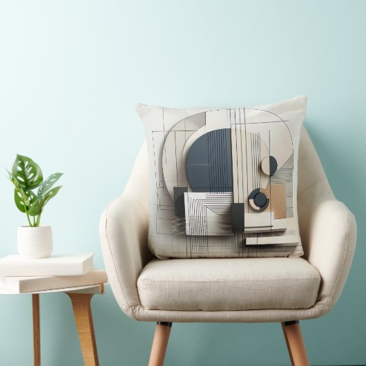 Architectural Shape Grid クッション (椅子)
