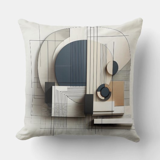 Architectural Shape Grid クッション (正面)