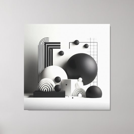 Architectural Silence Ensemble キャンバスプリント (正面)