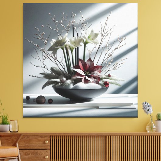 Architectural Winter  キャンバスプリント (インサイチュ (リビング))