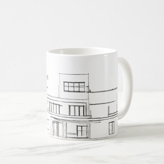 Architecture コーヒーマグカップ (正面右)