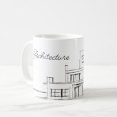 Architecture コーヒーマグカップ (正面左)