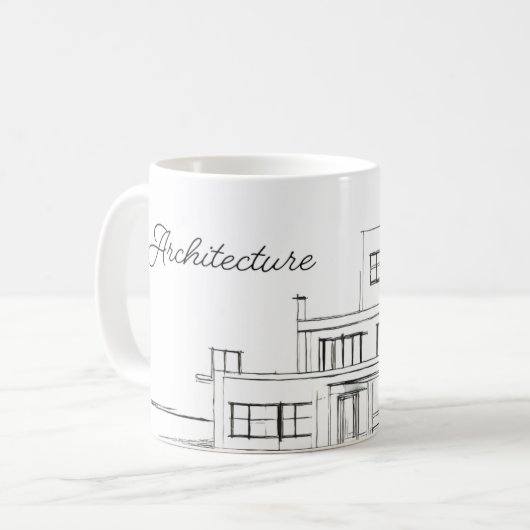 Architecture コーヒーマグカップ (正面左)