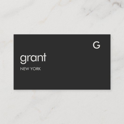 Architecture Black QR Code  名刺 (正面)