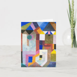 Architecture by カラフル Paul Klee, Data Art カード