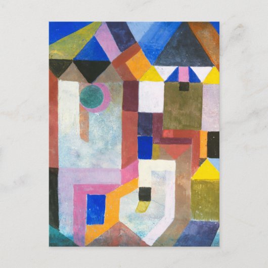 Architecture by カラフル Paul Klee, Data Art ポストカード (正面)