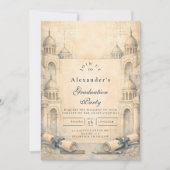 Architecture Drafting Tools Graduation 招待状 (正面)