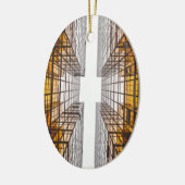 architecture facade建物ウィンドウ セラミックオーナメント (左)
