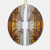 architecture facade建物ウィンドウ セラミックオーナメント (左)