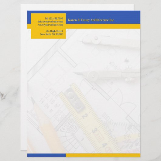 Architecture Letterhead レターヘッド (正面/裏面)