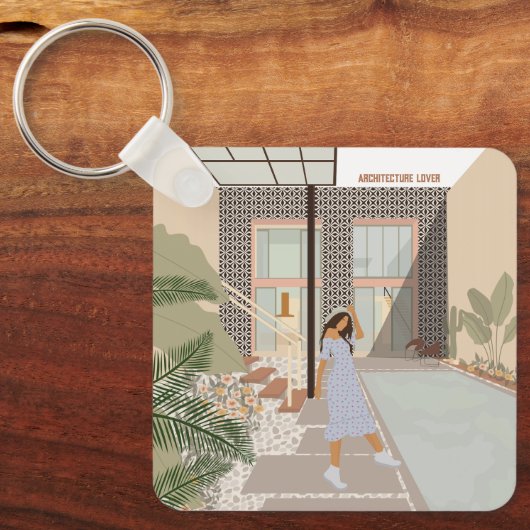 Architecture lover, Star House de Xavier Salas キーホルダー (正面)