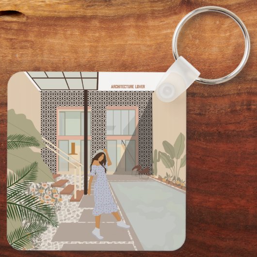 Architecture lover, Star House de Xavier Salas キーホルダー (裏面)