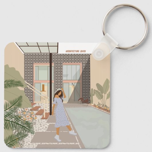 Architecture lover, Star House de Xavier Salas キーホルダー (裏面)