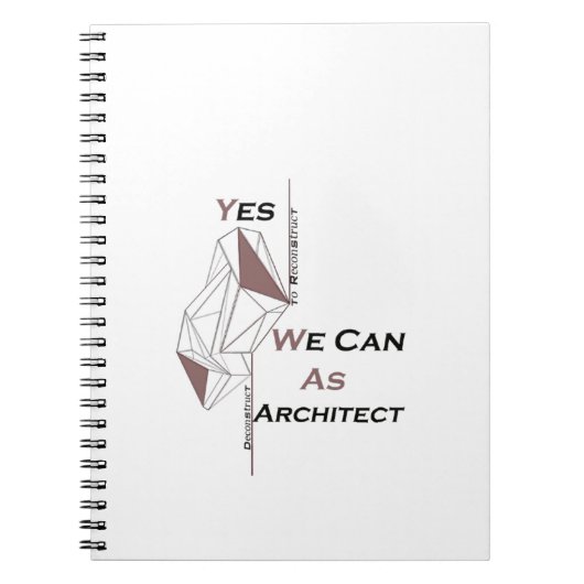 architecture, modern design, geometric art, black ノートブック (正面)