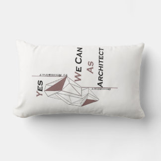 architecture, modern design, geometric art, black  ランバークッション