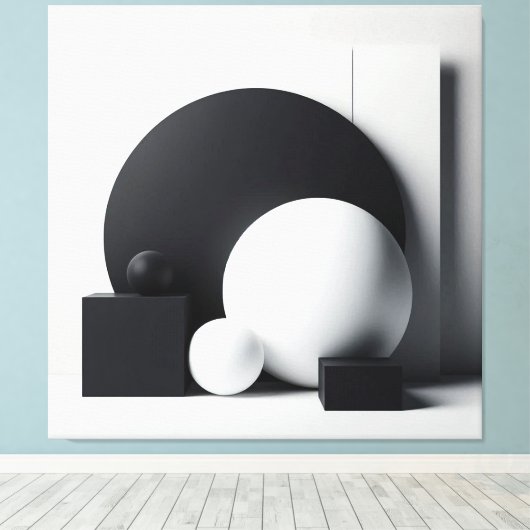 Architecture of Balanced Forms キャンバスプリント (インサイチュ (ウッドフロア))