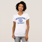Architecture University College Logo Design Tシャツ (正面フル)
