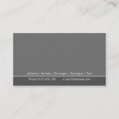 architektur 名刺 (裏面)