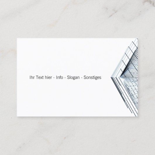 architektur design 名刺 (裏面)